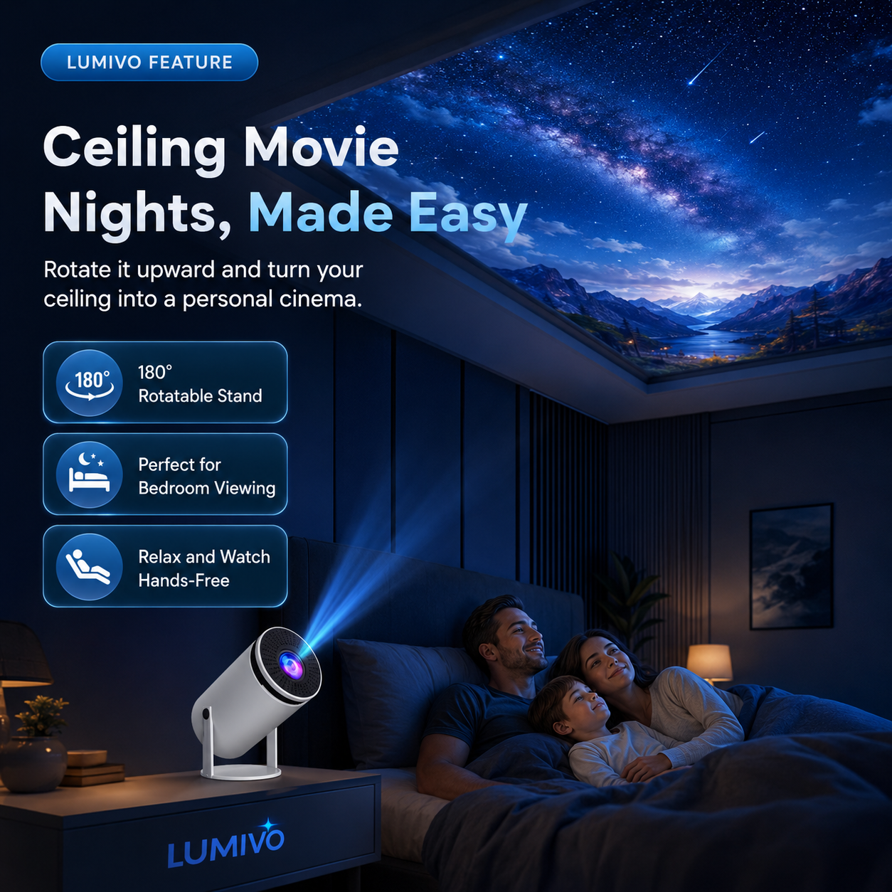 Lumivo Mini Smart Projector